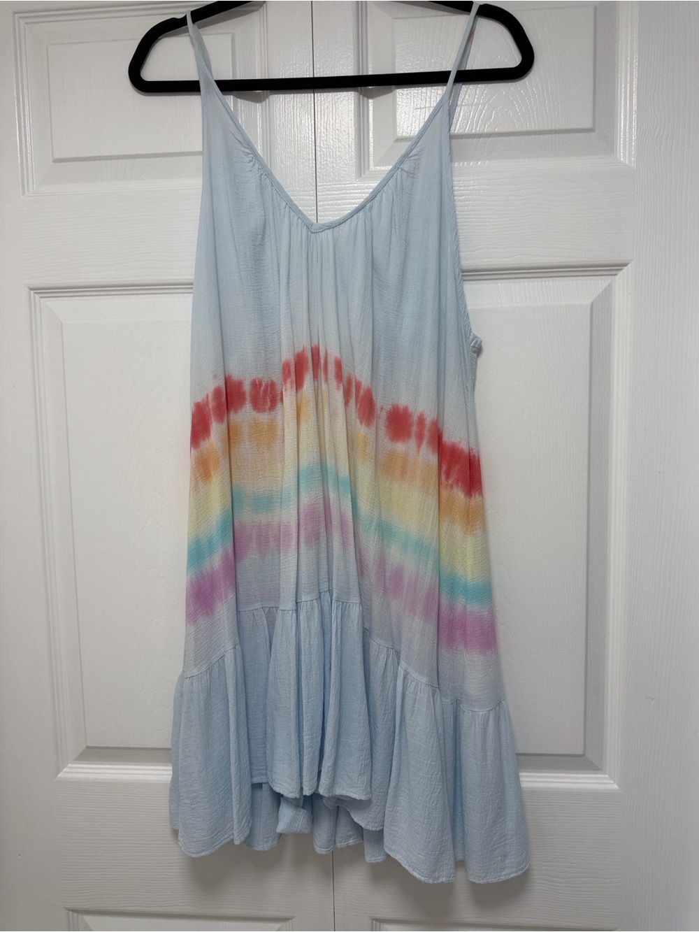 9Seed Tulum Tie-Dye Print Dress Cover-Up Size One Size